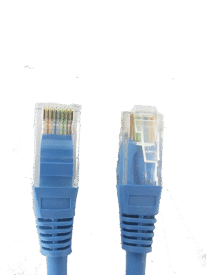 SAXXON P62UA - Cable patch cord UTP 2 metros / CAT 6 / Color azul
