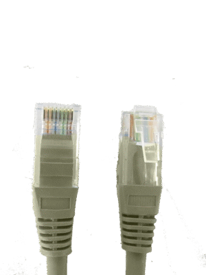 SAXXON P5E3UG - Cable patch cord UTP 3 metros / CAT 5E / Color gris