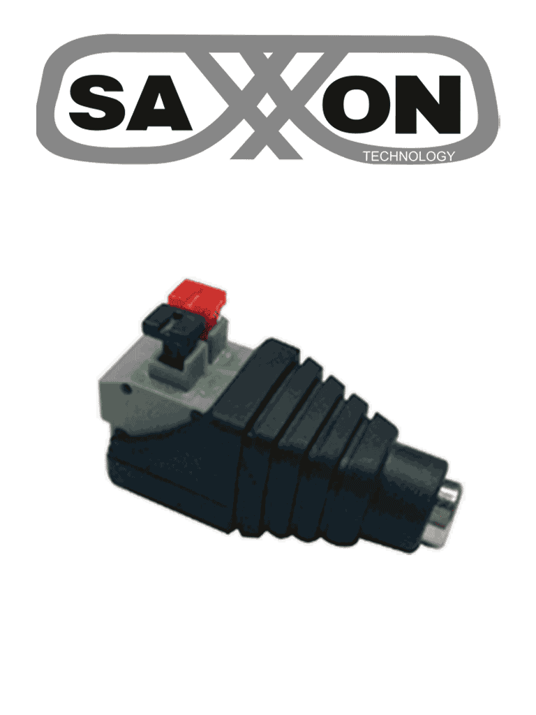 SAXXON SX53A - Adaptadores Hembra Tipo Jack Polarizado / Paquete de 10 piezas / Terminales de Presión / Fácil Instalación/ 12v