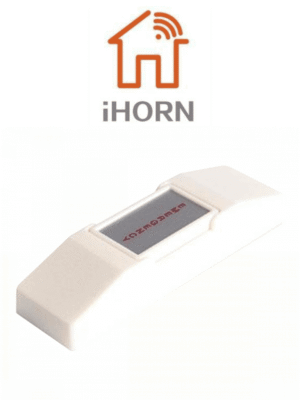 IHORN HO-02 - Boton de panico cableado / Compatible con paneles cableado tradicional