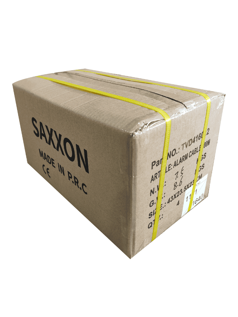 SAXXON OWAC4100J - Cable de alarma / 4 Conductores / CCA/ Calibre 22 AWG / 100 Metros / Recomendable para control de acceso / Videoportero / Audio / Reforzado - Image 4