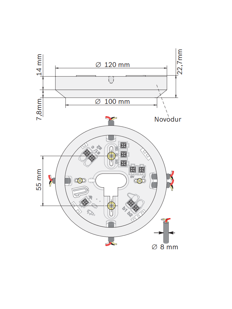 BOSCH F_MSR320 BASE DE DETECTOR CONVENCIONAL CON RELE - Image 4