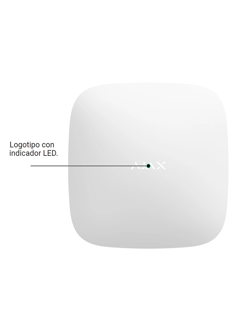 AJAX ReX 2 - Repetidor de señal de radio con compatibilidad para verificación fotográfica. Color Blanco - Image 2