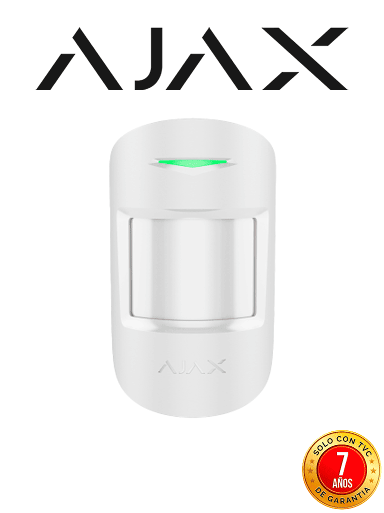 AJAX KIT RES KEYPADCOMBI - Panel de alarma Ethernet/4G color Blanco/ APP “AJAX PRO” iOS y Android, 1 sensor de movimiento, 1 detector para puerta/ventana, 1 Teclado táctil inalám con sirena incluida y lector DESFire, 1 Llavero inalám - Image 2