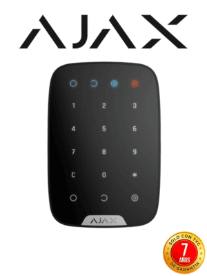 AJAX KeypadB - Teclado táctil inalámbrico con soporte de pared. Color Negro