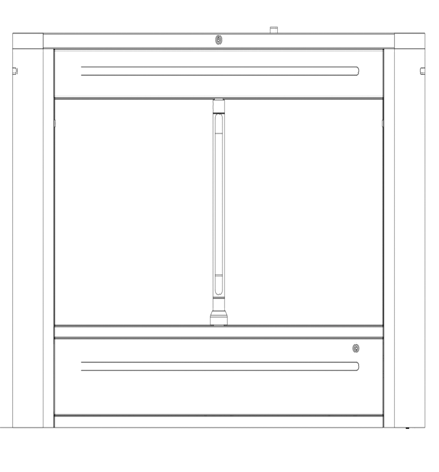 DAHUA ASGB521H-D - Swing Barrier Media para exterior/ 1 Carril/ Motor Electrico CD/ Acero Inoxidable/ Puerto RS232/ Soporta Conteo de Entrada y Salida/ 20personas x minuto/ Entrada de Alarma de Incendio para desbloqueo/ - Image 2