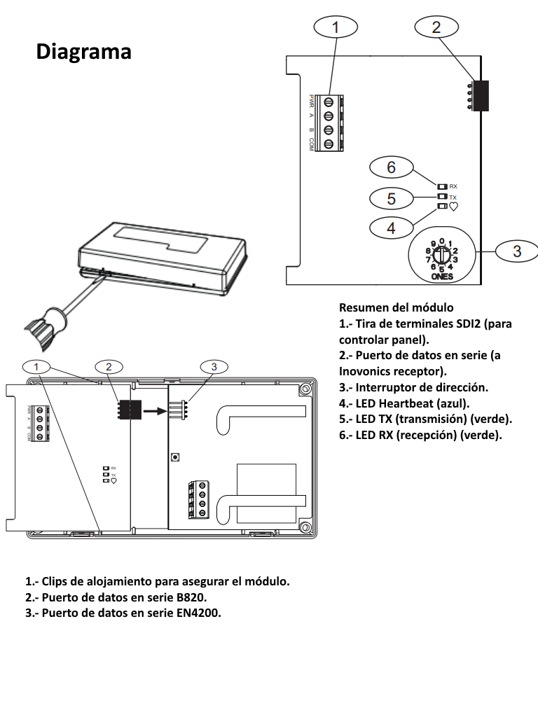BOSCH I_B820- MODULO INTERFAZ SDI2 INOVONICS - Image 2