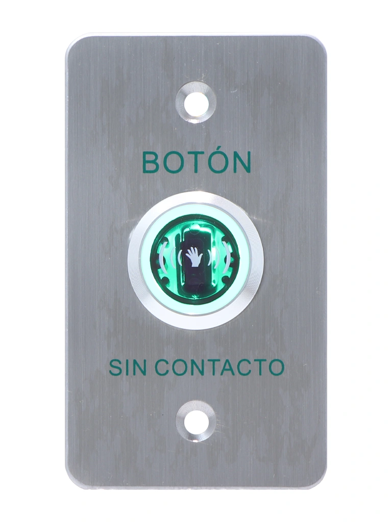 YLI ISK841BLED - Botón de Salida sin Contacto, Indicador LED, Acero Inoxidable, 12 VCC, Función NC/NO, Distancia de Detección y Retardo del Relevador Ajustables - Image 4