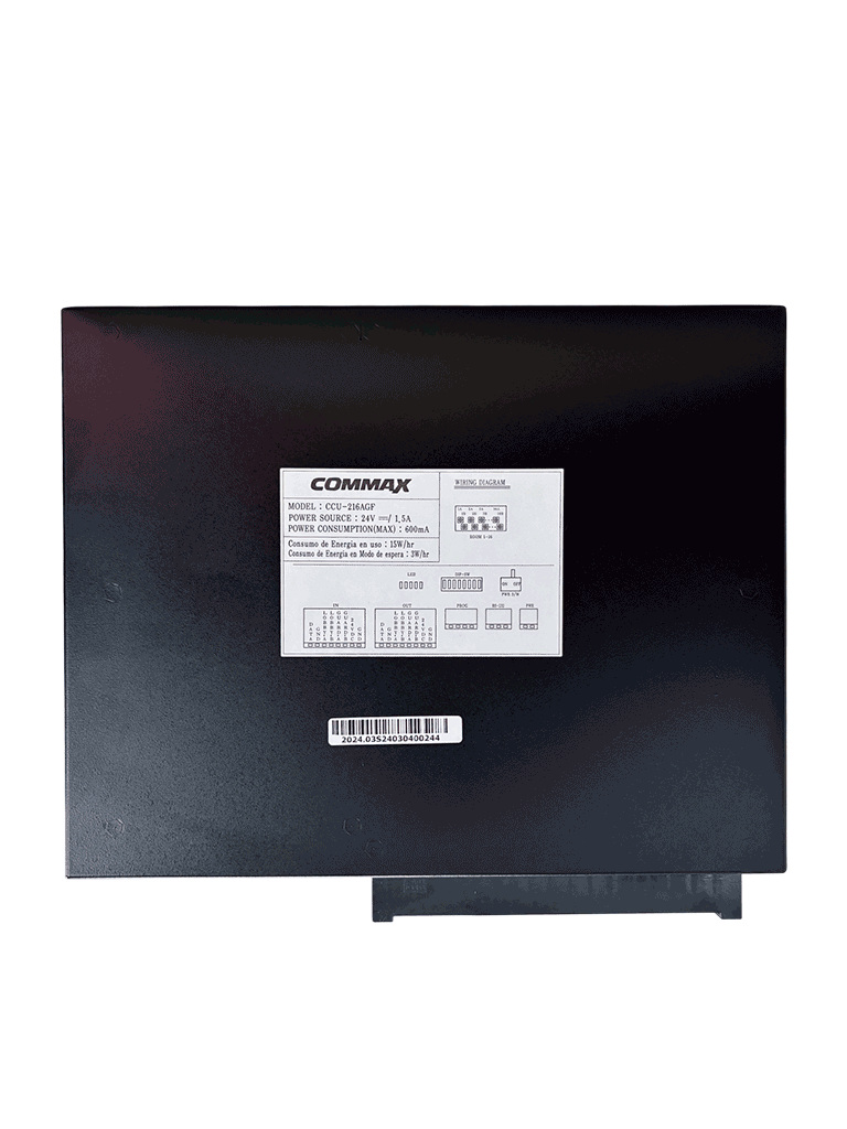 COMMAX CCU216AGF - Distribuidor para panel de audio DR2AG para interconectar hasta16 Intercomunicadores AP2SAG por 2 hilos / Sistema departamental - Image 3