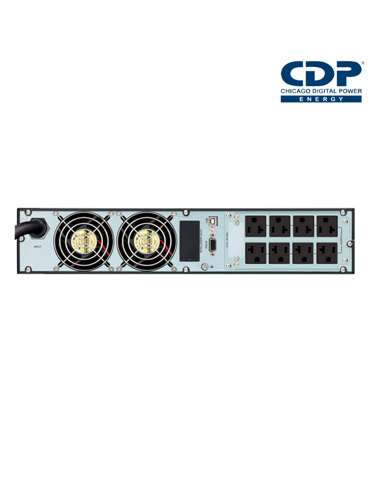 CDP UPO11-3RT UPS online / 3000VA / 2700W / Onda senoidal pura / Rackeable / Pantalla LCD / 8 Terminales de salida NEMA 5-15R / Requiere clavija o adaptador NEMA 5-30R - Image 3