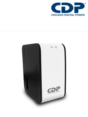 CDP R2C-AVR1008 - Regulador de 1KVA / 500W con 8 terminales de salida: 4 con protección de sobretensión y 4 con protección AVR, incluyendo protección de línea datos