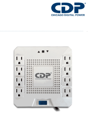 CDP R-AVR1808 - Regulador para equipos electrónicos de alto consumo, 1800VA / 1000W, con 8 tomas y protección.