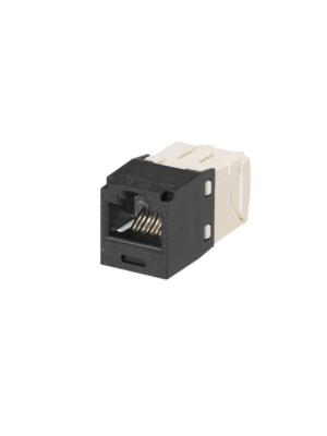 PANDUIT CJ688TGBL - Módulo jack con terminación estilo TG Mini-Com™ / UTP RJ45 Categoría 6 / Negro