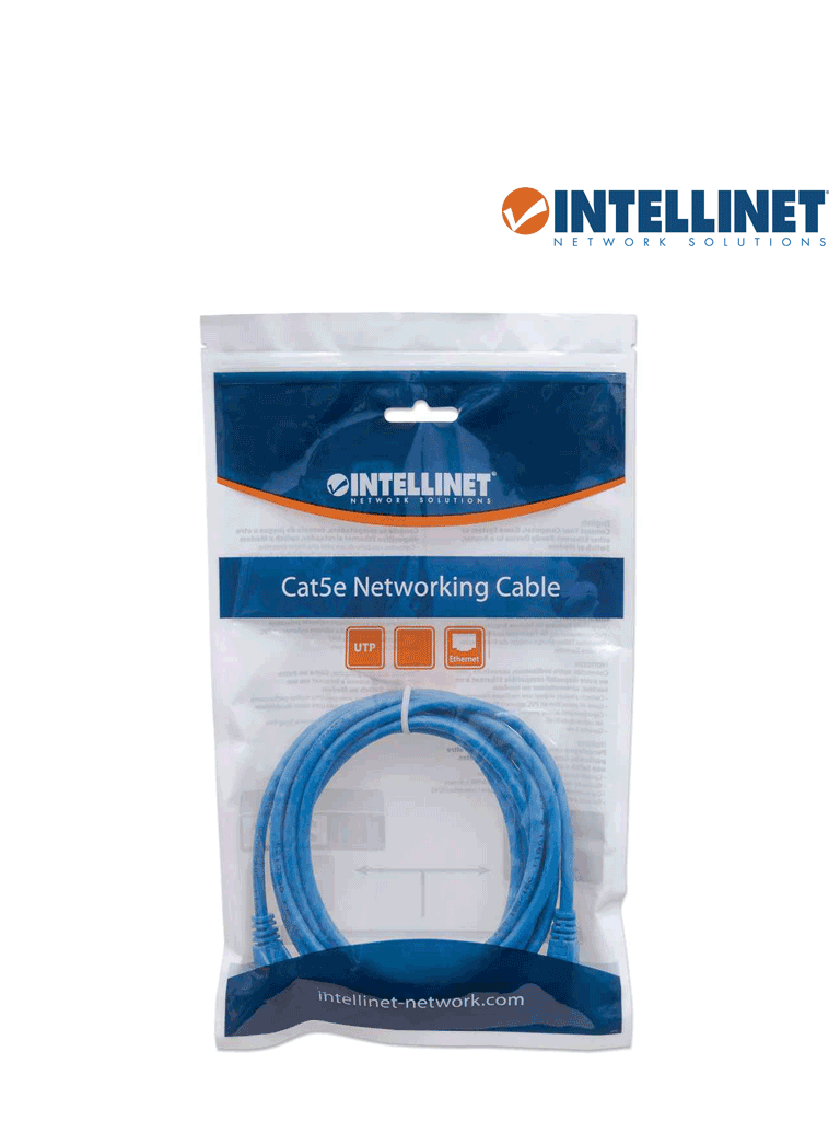 INTELLINET 342575 - Cable patch / CAT 6 / 1.0 Metro ( 3.0F) / UTP Azul / Patch cord - Image 2