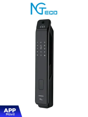 NGTECO SL01-Z350VPN - Cerradura inteligente facial / 100 huellas / 50 rostros / 50 palmas / 100 tarjetas