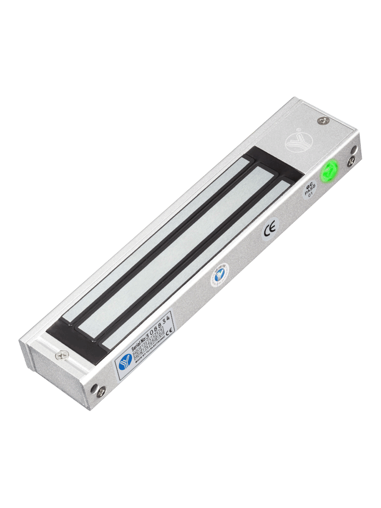 YLI YM180NLED Cerradura Magnética con indicador led para Control de Acceso / Fuerza de Sujeción 180 Kg o 350 LB / Compatible con Soporte MBK180NZL / Para puerta de madera, vidrio o metal - Image 4