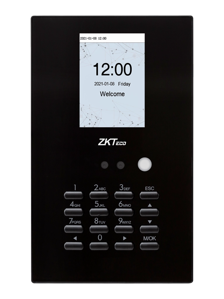 ZKTECO LFACE10 - Control de Asistencia Visible Light con Autenticación Facial (100 Rostros), Registro de 50,000 Eventos y Función SSR (Reporte en Hoja de Cálculo mediante USB) - Image 2