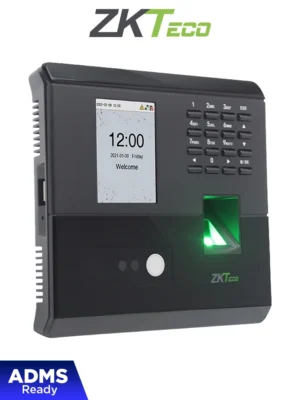ZKTECO MB10VL - Control de Asistencia y Acceso Básico Visible Light con Autenticación Facial (100 rostros), Huella Digital BioID (500), Registro de 50,000 Eventos, Conexión TCP/IP y SSR (Reporte en Hoja de Cálculo Mediante USB)