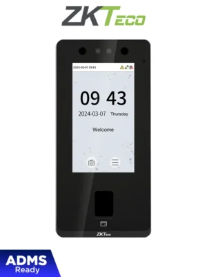 ZKTECO SenseFace 4A - Control de acceso y asistencia facial para 6,000 rostros / 8,000 huellas / 8,000 tarjetas ID 125kHz / TCOP/IP / Compatible con ZKBio Zlink