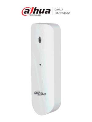 DAHUA ARD512-W2 - Detector de rotura de cristal inalámbrico/ Detección de frecuencias altas y bajas simultaneas / Funciona con cristal templado/ Laminado / Doble hoja / Armado / Indicador Led /