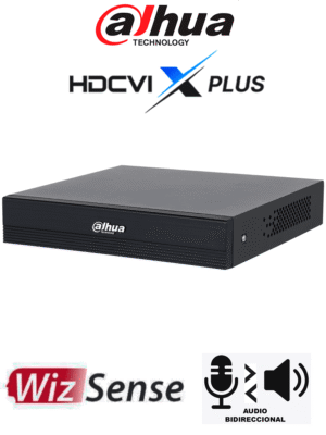 DAHUA DH-XVR1B04H-I/T - DVR de 4 canales 5MP Lite WizSense y H.265+/ HDCVI X PLUS/ Soporta 4 Canales + 2 IP o Hasta 6 Canales IP/ Audio Bidireccional en los 4 Canales/ SMD Plus y Búsqueda Inteligente de Humanos y Vehículos/ Compatible con Dolink Care
