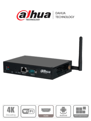 DAHUA DHI-DS04-AI400 - Caja Multimedia para Publicidad/Señalización Digital/ Android/ Compatible con Software MPS para Administración/ Ethernet/solución ideal para integrarse con monitores, videowalls en entornos comerciales, retail, hoteles y más