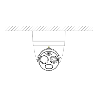 DAHUA DHI-TPC-DF1241-B2F2-DW-S2 Mini cámara Eyeball híbrida IP térmica/ 4 MP/ Eureka/ Funciones de IA / Detección de humo y llamas/ Canales visible y térmico/ PoE/ IP67 - Image 2
