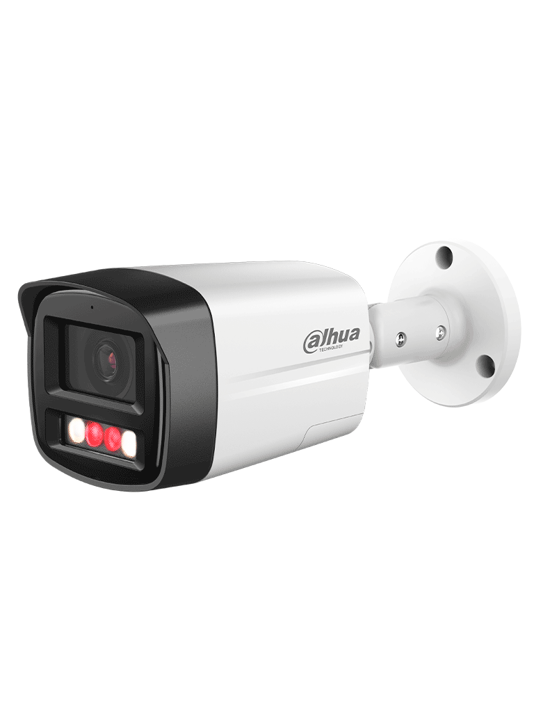 DAHUA IPC-HFW2549TL-S-PV -Cámara IP Bullet d 5 Megapixeles con Iluminador Dual y Disuasión Activa/ Sirena y Estrobo/ Lente de 2.8 mm/ 111 Grados de Apertura/ WizSense/ 30 Metros de IR y Luz Visible/ WDR Real/PoE/Audio Bidireccional/Ranura MicroSD - Image 2