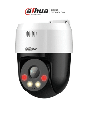 DAHUA DH-SD2A500NB-GNY-A-PV-0400 Cámara IP PT de 5MP / Full Color/ Disuasión activa/ Iluminador dual inteligente/ 30m de IR y luz visible/ audio bidireccional/ detección de humanos/ ranura MicroSD/ IP66 y PoE.
