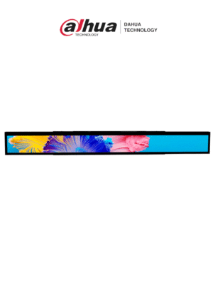 DAHUA DHI-ESL-L231-02 - Pantalla tipo barra LCD de 23.1" para anaqueles ESL / Publicidad de video / Comunicación WiFi / 1 Puerto USB / Imagen a color / Resolución 1920 x 158 / RoHS / Operación 24-7