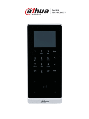 DAHUA ASI2201H-DW - Control de Acceso de Tarjeta&Teclado/ Pantalla de 2.4"/ Conectividad WiFi & Ethernet/ 30,000 usuarios y Tarjetas ID/ Puertos Wiegand y RS485/ 50 administradores/ Gestión Avanzada
