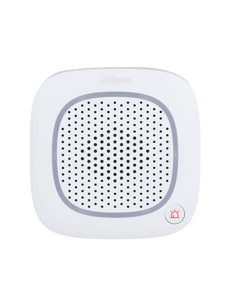 DAHUA DHI-ARA14-W2- Sirena intercom inalámbrica con audio bidireccional y múltiples sonidos (fuego, intrusión, pánico, médica y más), Compatible únicamente con HUB 2, Soporta botón de pánico para mayor seguridad y control. - Image 2