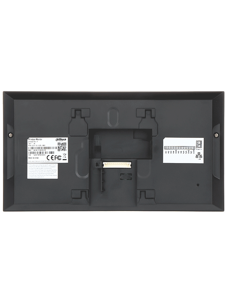 DAHUA VTH2421FB-P - Monitor IP táctil de 7" Serie Pro, con 8GB de memoria embebida, PoE estándar, ranura MicroSD, soporta llamada grupal, videos, mensajes, 6 entradas/salidas de alarma, y hasta 9 monitores adicionales. - Image 2