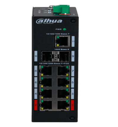 DAHUA PFS3211-8GT-120 - Switch Poe de 8 Puertos Gigabit/ 8 Puertos PoE/ 2 Puertos SFP/ 1 Puertos Uplink 10/100/1000/ 120 Watts Totales/ Switching 33 Gbps/ Tasa de Reenvio de Paquetes 16.37 Mbps/ - Image 2