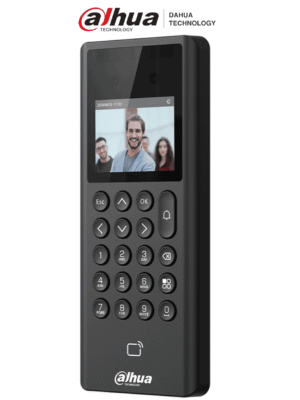 DAHUA ASI3203E - Control de Acceso y Asistencia con Reconocimiento Facial / Pantalla de 2.4" / 1,000 Rostros / 1,000 Usuarios / 1,000 Contraseñas / 3,000 tarjetas Mifare / Admite 50 administradores / 100,000 registros / Salida 12v 1A