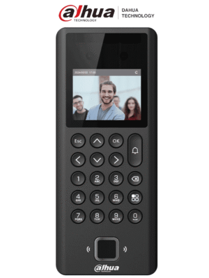 DAHUA ASI3204E - Control de acceso y Asistencia con reconocimiento facial / Pantalla de 2.4" / 1,000 Usuarios / 1,000 Contraseñas / 3,000 tarjetas Mifare / 3,000 Huellas / 50 Administradores / 100,000 Registros / Salida de 12V 1A