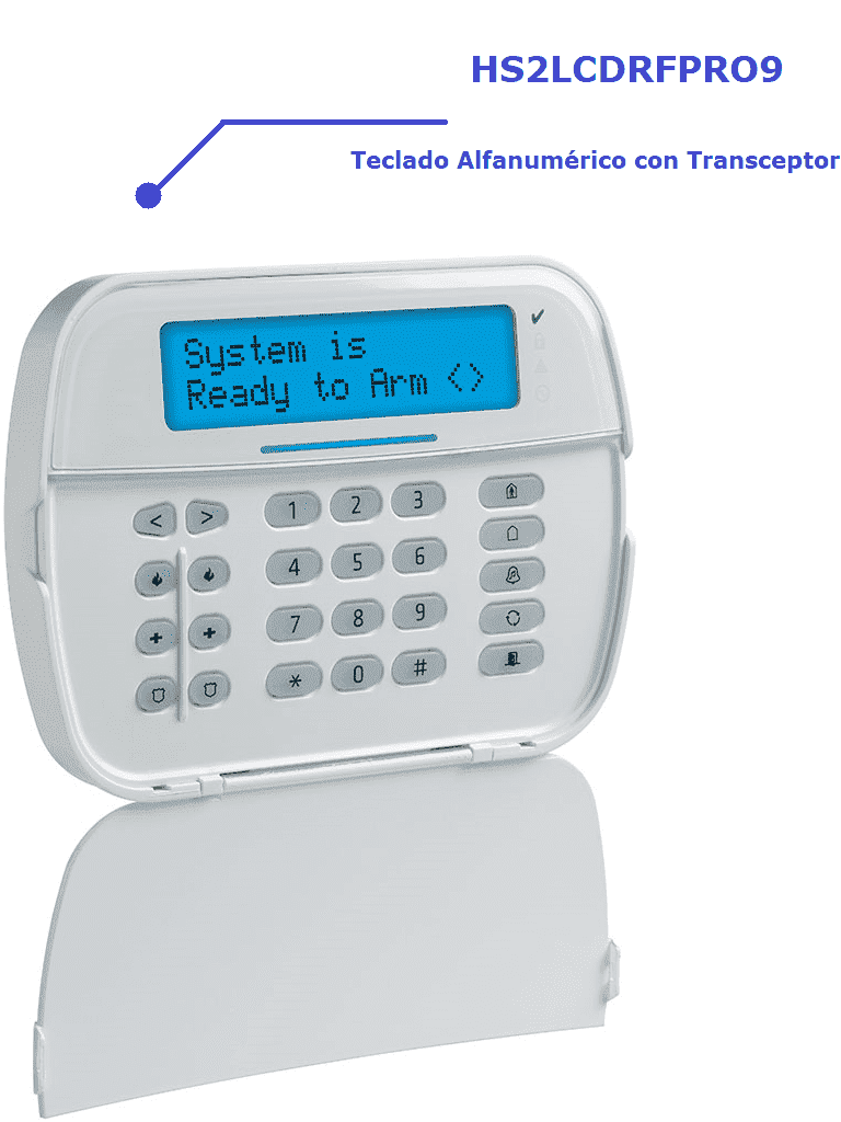 DSC PRO-RF-IP - Paquete Pro 32 zonas con comunicador IP integrado/ Panel HS3032/ Teclado con transceptor HS2LCDRFPRO / Fuente HS65WPSNA / Sensor Movimiento PGP9914 / 2 Sensores Magnéticos PG9303 y Gabinete - Image 3