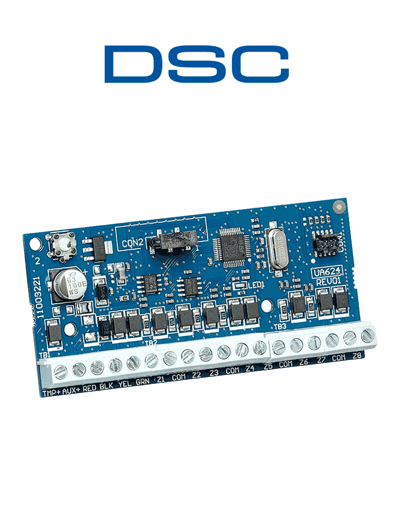 DSC HSM2108 - Módulo Expansor de 8 Zonas Cableadas compatible con panel NEO, PRO