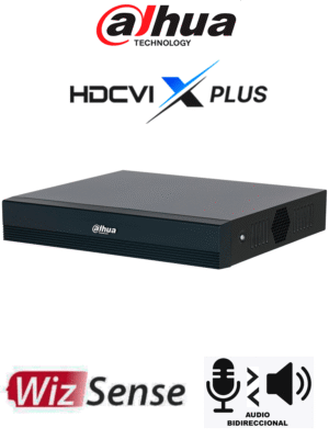 DAHUA DH-XVR1B16H-I/T - DVR de 16 Canales 5MP Lite con WizSense y H.265+/ HDCVI X PLUS/ Audio Bidireccional en los 16 Canales/ Soporta 16 canales + 8 IP, o hasta 24 canales IP/ SMD Plus y Búsqueda Int. de Humanos y Vehículos/ Compatible con Dolink Care