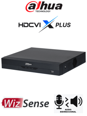 DAHUA DH-XVR5216AN-I3/T - DVR de 16 Canales 5 MP Lite WizSense/ HDCVI X PLUS/ Audio Bidireccional/ H.265+/ 16 Ch HDCVI + 8 IP/ Hasta 24 Ch IP/ Reconocimiento Facial/ SMD Plus/ Protección Perimetral/ 2 Sata de Hasta 16 TB/ Compatible con Dolink Care