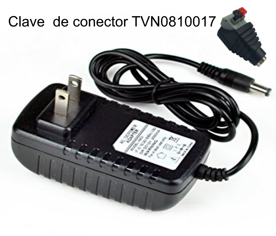 SAXXON PSU1202E - Fuente de Poder Regulada de 12 Vcc 2 Amperes/ Con Cable de 1.2 Metros/ Conector Macho/ Especial para Camaras de CCTV/ Usos Multiples/ - Image 3