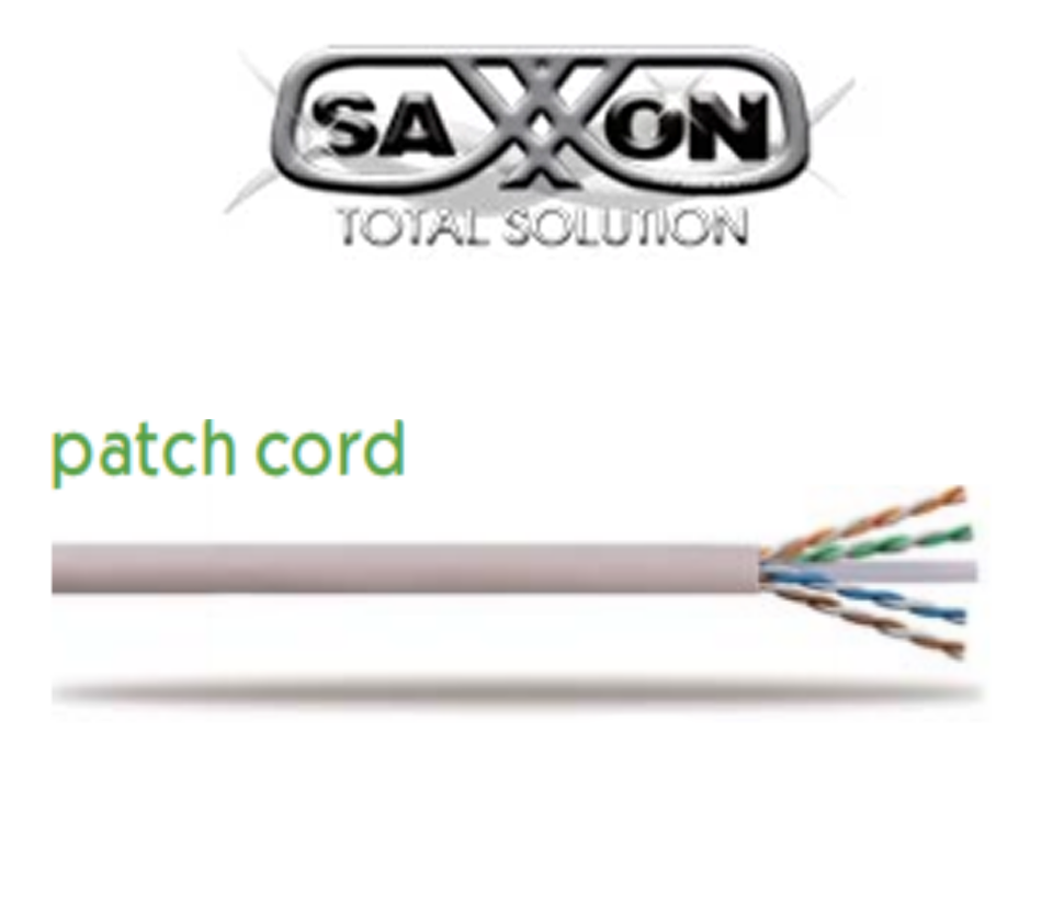 SAXXON P63UG- Cable patch cord UTP 3 Metros/ CAT 6/ Color gris - Image 3