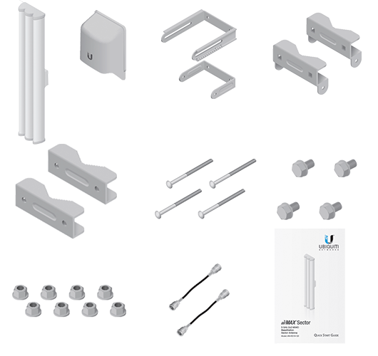 UBIQUITI AM-5G20-90 - Antena sectorial Airmax 5GHz para exteriores con 20 dBi y 90 grados de apertura. Compatible con ROCKET R5AC LITE, ROCKET LTU, ROCKET RP-5AC-GEN2 y ROCKET M5. - Image 2