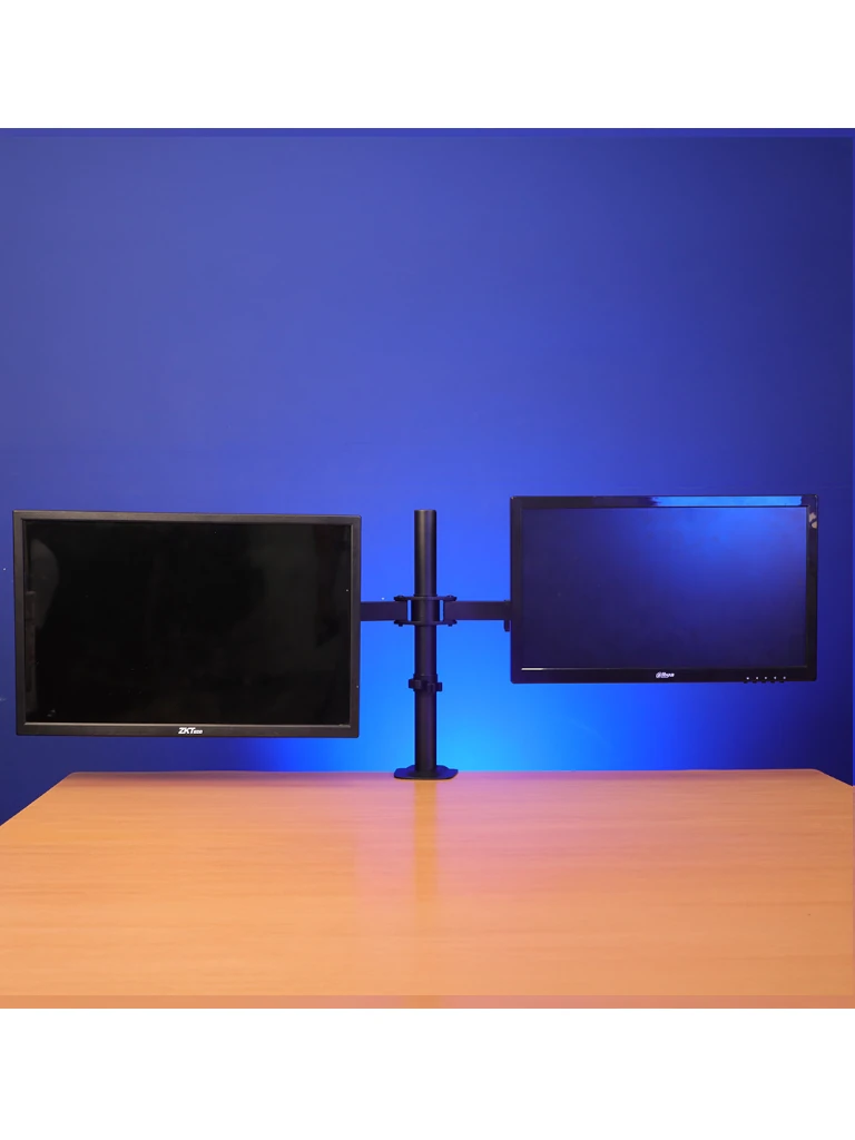 TCE LMG15NB - Soporte de Escritorio para 2 Monitores de 13 a 27" , Carga Máxima 9Kg por brazo , VESA 75x75mm / 100x100mm , Ajuste Inclinación y Rotación - Image 3