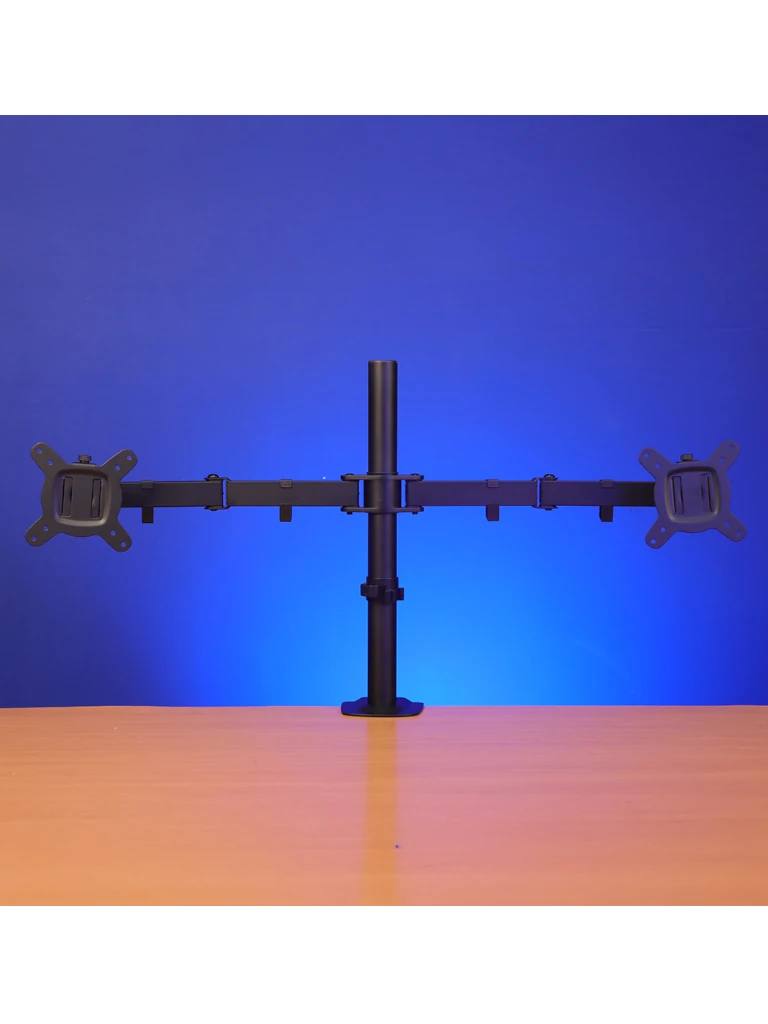 TCE LMG15NB - Soporte de Escritorio para 2 Monitores de 13 a 27" , Carga Máxima 9Kg por brazo , VESA 75x75mm / 100x100mm , Ajuste Inclinación y Rotación - Image 2