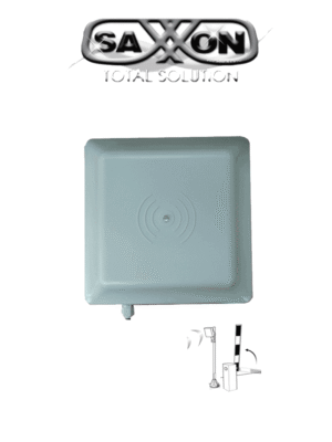 SAXXON SAXR2656 - Lectora de Tarjetas UHF para Control de Acceso Vehicular / 902 A 928 Mhz / Lectura de Largo Alcance de 1 a 6 metros / Encriptable / Compatible con Enrolador FC06
