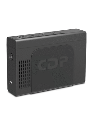 CDP Li-504 UPS Interactivo de 500VA / 250Watts / Entrada 120V / 4 Terminales de salida / Carga rapida mediante USB / UPS Interactivo / Respaldo 5 minutos a carga completa / Batería de Litio / Cuenta con 3 años de garantía