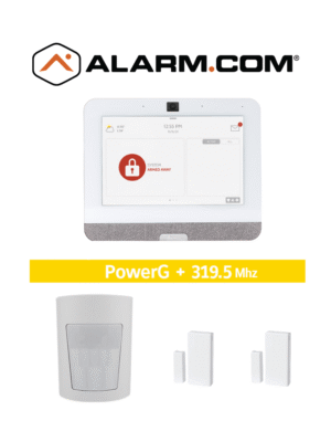 QOLSYS IQ4 PACK - Paquete de Alarma IQPanel4 incluye Panel Autocontenido, con Pantalla Táctil de 7", Power G 915 Mhz+Qolsys S-Line 319.5 Mhz. 4 Bocinas integradas, 2 Magnéticos Inalámbricos PG9303 y 1 PIR Inalámbrico PGP9914
