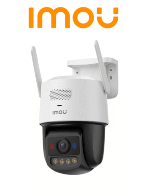 IMOU IPC-U7LN-6V0NE - Titan Pro 6MP P, WIFI, LENTE DE 3.6MM, NIGHT VISIÓN: 30 MTS SD 512GB, ALGO PLAY, 2 LUCES DE ADVERTENCIA ROJAS Y AZUL, AUDIO EN DOBLE VIA, SIRENA DE 125DB DOBLE BANDA 2.4/5G, AURORA.