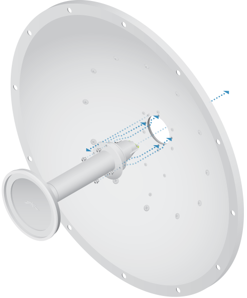 UBIQUITI ROCKETDISH RD5G30- Antena direccional para punto de acceso, 5GHz, ganancia de 30dBi, MIMO. - Image 4